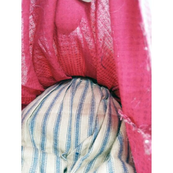 Artisan Teddy Bear Handmade Plush Stuffed Animal 12 Inch Dress Bloomers Apron - Picture 12 of 16